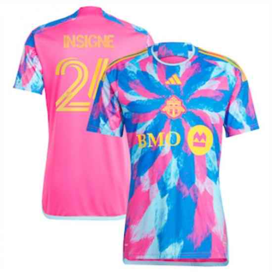 Men Toronto FC Lorenzo Insigne 2023 24 Third Replica Pink